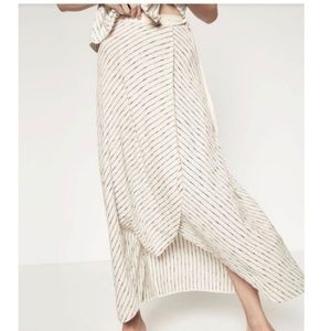 Zara knit wrap skirt